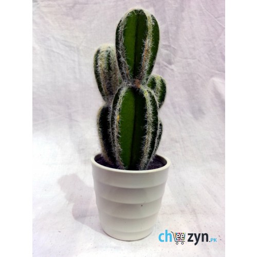 Artificial Cactus Plant Pot - Medium