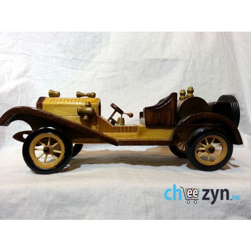 Antique 1930 Wooden Hand-crafted Car