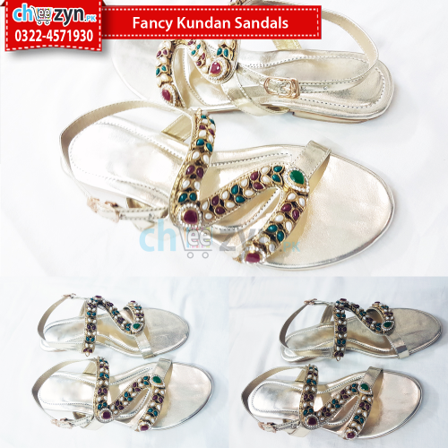 Fancy Kundan Sandals