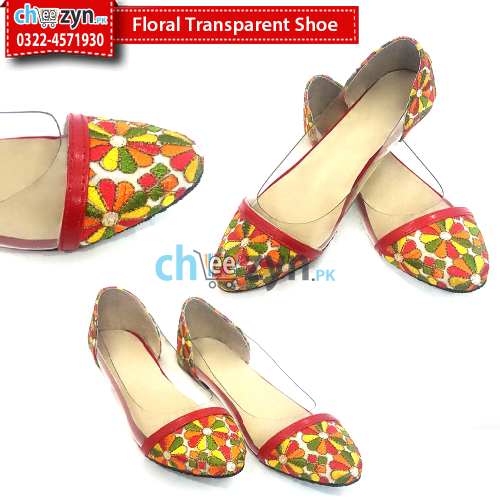 Floral Transparent Shoe