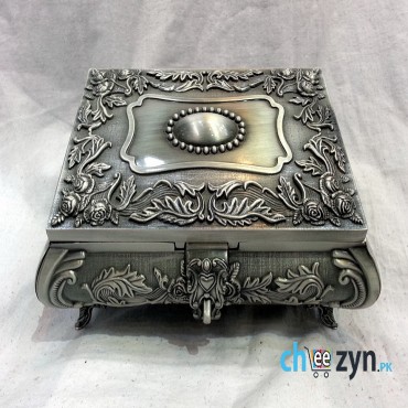 Antique Metal Crafted Big Jewellery Box