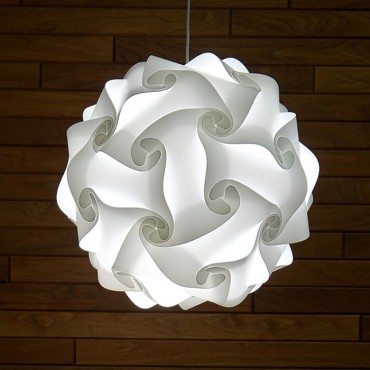 White Round Lamp