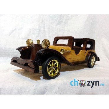 Antique 1930 Wooden Hand-crafted Car