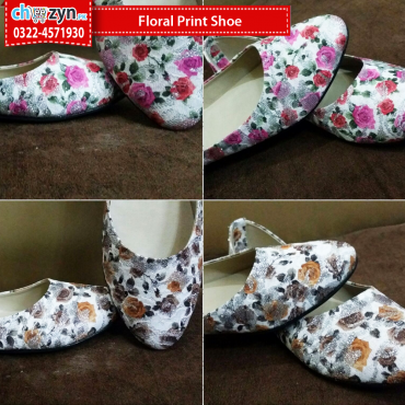 Floral Print Shoe
