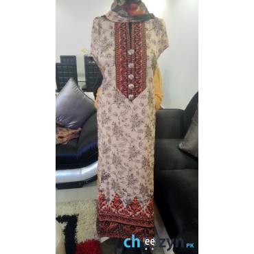Chiffon Embroidered 4 Piece Suit