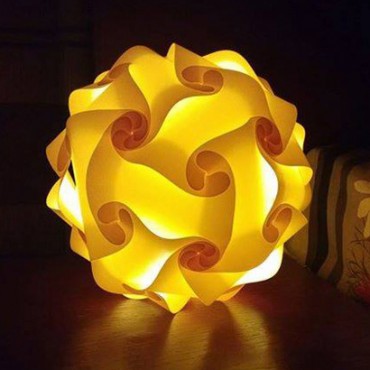 Yellow Round Lamp